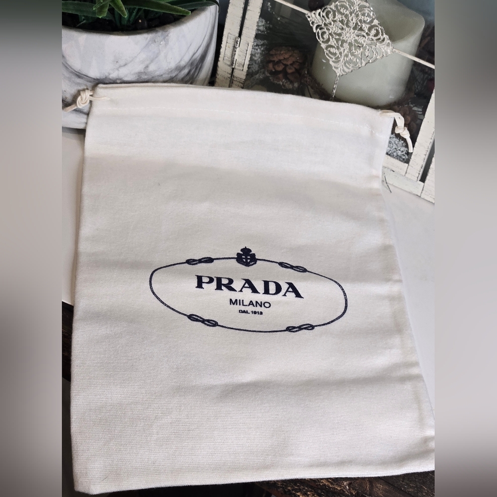 Prada White Dust Bag